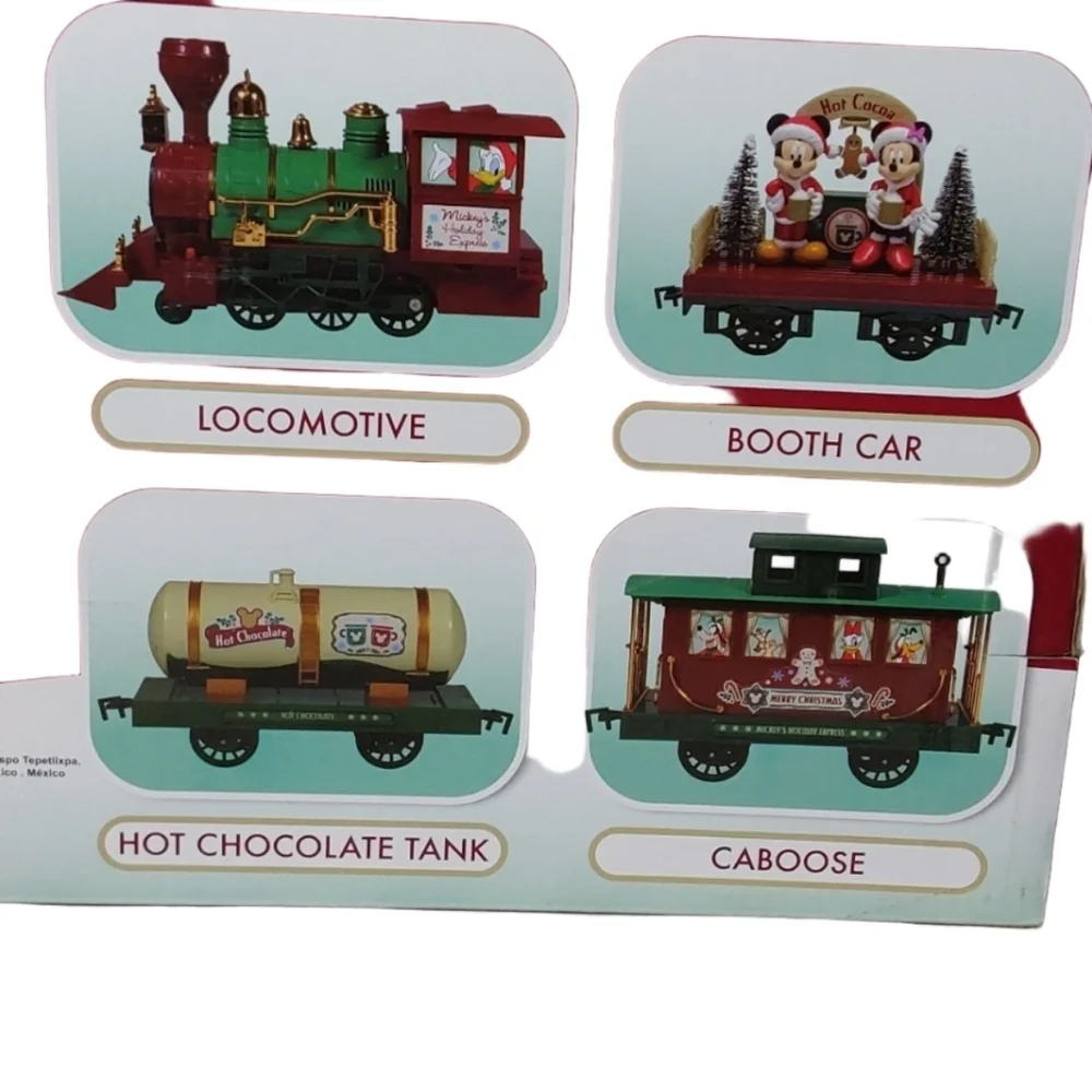 MIKEY MOUSE HOLIDAY EXPRESS CHRISTMAS 36‎ PIECES SERIES 3 TRAIN SET AGE 8+